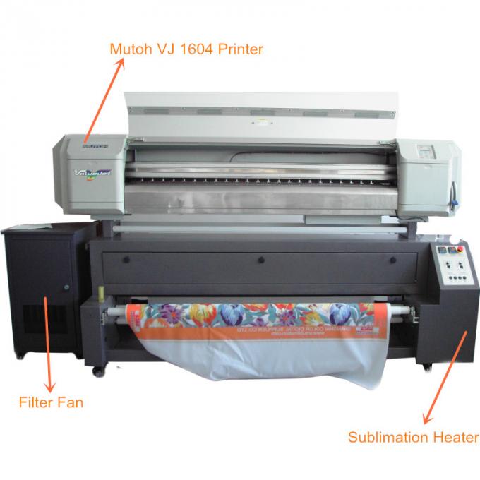 Mutoh-Querformat-Drucker direkt für Gewebe-Drucken mit wasserbasierter Tinte 0