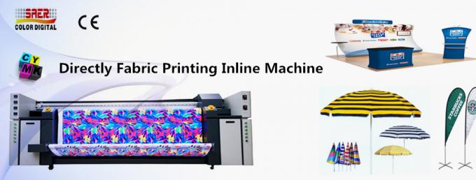 Großes Format-Digital-Sublimationsdruck-Maschine knallen oben Flaggen-Gewebe-Drucker 0