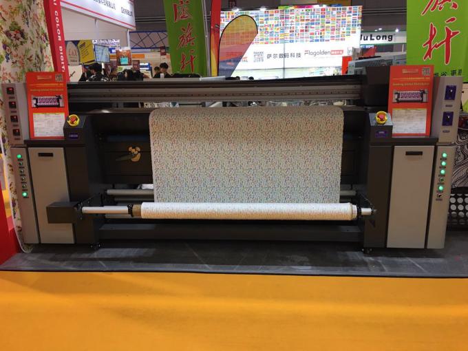 Knallen Sie oben Digital-Textilflaggen-Druckmaschine mit Färbungs-Sublimations-Tinte 1