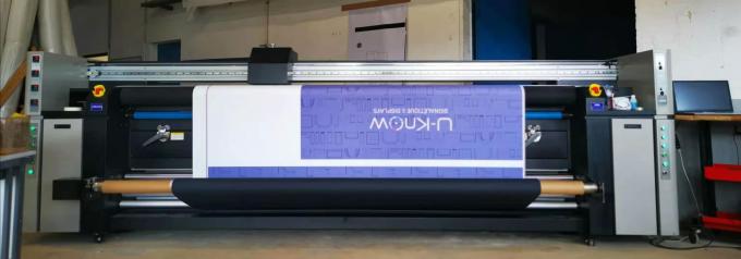 3.2m Stoff-Druckmaschine für Baumwolle/Polyester mit drei Epson 4720 geht voran 0