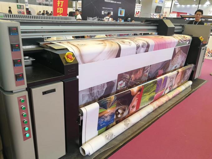 Fahnen-Digital-Sublimations-großes Format-Plotter-Tintenstrahl-Drucker-Maschine 0
