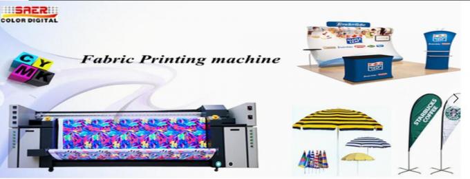 Textilgewebe-Sublimationsdruck-Maschinen-Flaggen-Druckmaschine mit CMYK-Schreibkopf 0