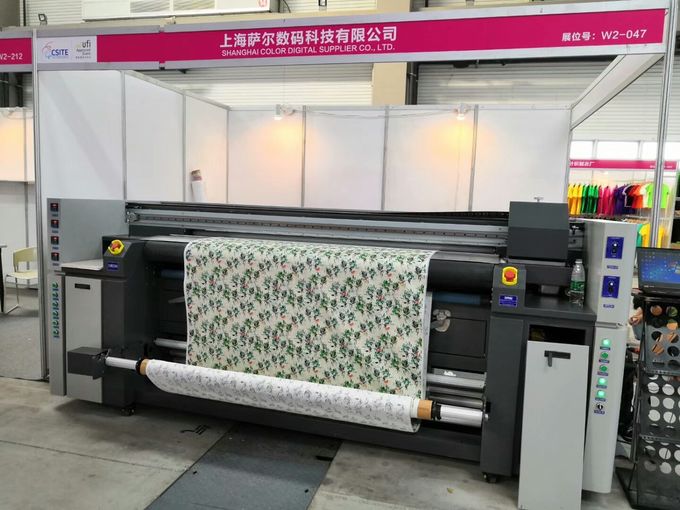 Epson-Polyester-Baumwolldruckmaschinen-Rolle, zum der Digital-Stoff-Druckmaschine zu rollen 0