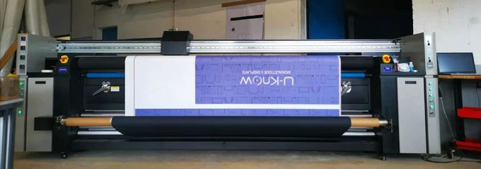 eine digitale Maschine des Schrittes Textildruckfixierungsmaschine mit 3,2 Meterflaggendruckern 5