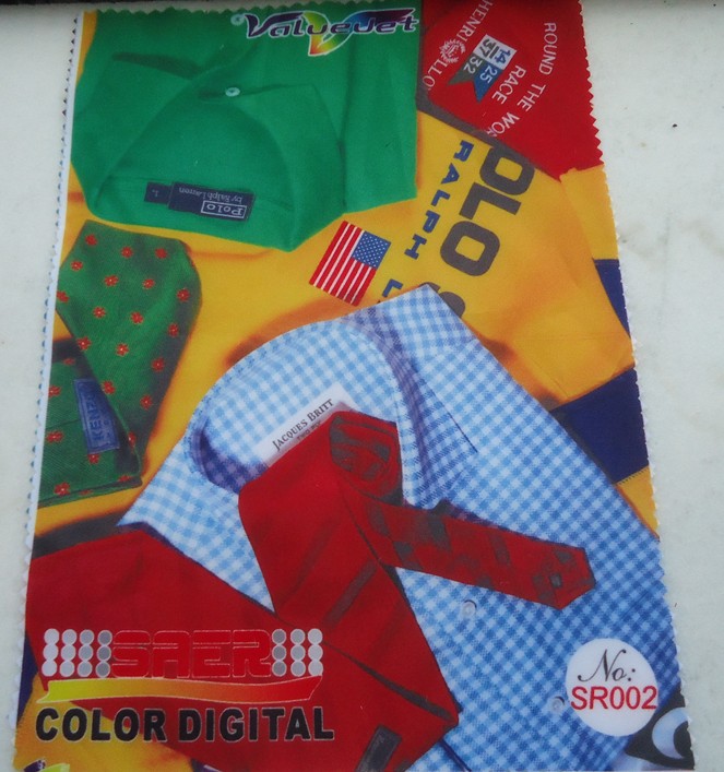 100% überzogenes Polyester-Digital-Druckflaggen-Gewebe-doppelseitige Version 0