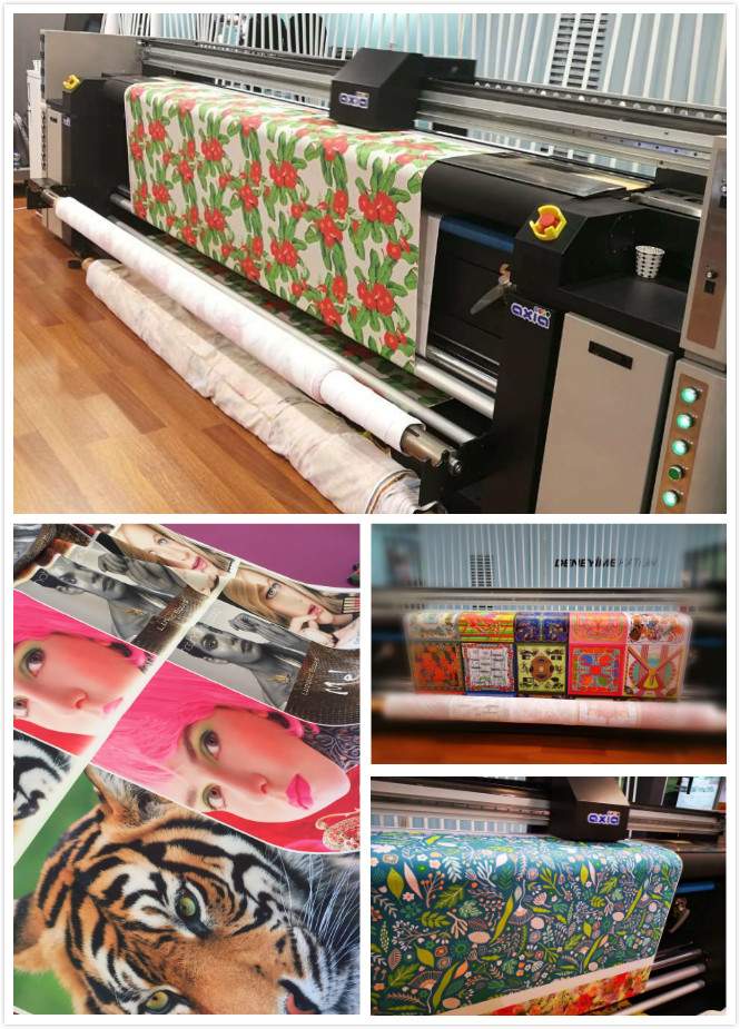 Rechnersteuerungs-Digital-Gewebe-Druckmaschine kennzeichnet Druckdrucker-ununterbrochenen Farbkasten 0
