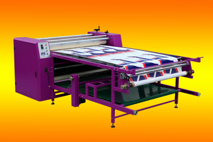 Gewebe-Textilkalender-Maschinen-Rollen-Sublimations-Wärmeübertragungs-Maschine 0