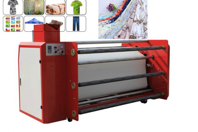 Hitze-Presse-Textilkalender-Maschinen-Flachbettdrucker-mehrfache Oberflächensublimation 0