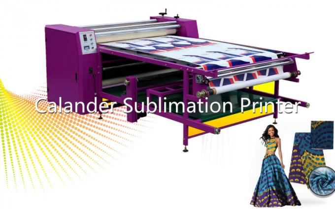Textilkalender-Gewebe-Hitze-Presse-Übergangsmaschinen-Flachbettrollen-Hitze-Presse-Maschine 0