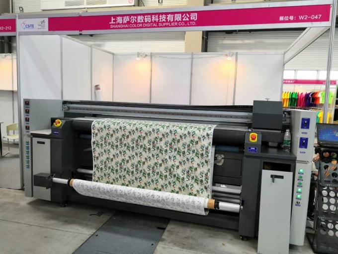 High Dpi-Direct-Textildruckmaschine mit Infrarot-Druckertrockner 1