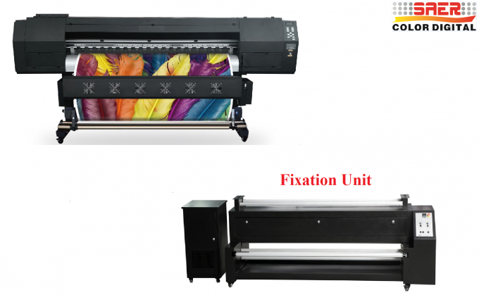 High Dpi-Direct-Textildruckmaschine mit Infrarot-Druckertrockner 7