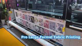 Großformatiges Stoffdrucksystem