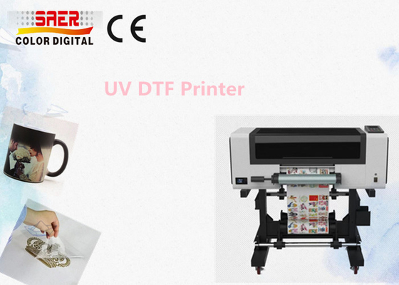 3 Köpfe UV-DTF-Drucker A3-Größe Kleinkristall UV-Aufkleberdruckmaschine