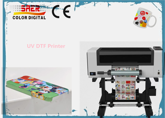 30 cm UV DTF-Drucker mit Laminator 2 in 1 Roll To Roll UV DTF Kristall Logo-Drucker