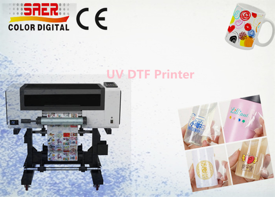 OEM UV DTF Drucker mit Laminator Aufkleber Etikett Tasse Druckmaschine für kleine Heimgeschäfte