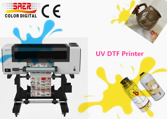 UV-DTF-Drucker mit Lackfarbe für Telefonkoffer / Geschenke / Foto / Kugel / Metall / Kunststoff / Leder / Becherdruck