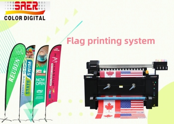 Strandflagge Stoffrolle Digitaldruck-Plotter Große Tintenstrahl-Sublimationsflaggendruckmaschine