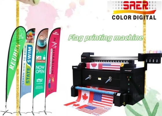 Flagge Stoff Banner Roll Inkjet Sublimation Digital Printing Plotter Großer Drucker Flaggenmaschine