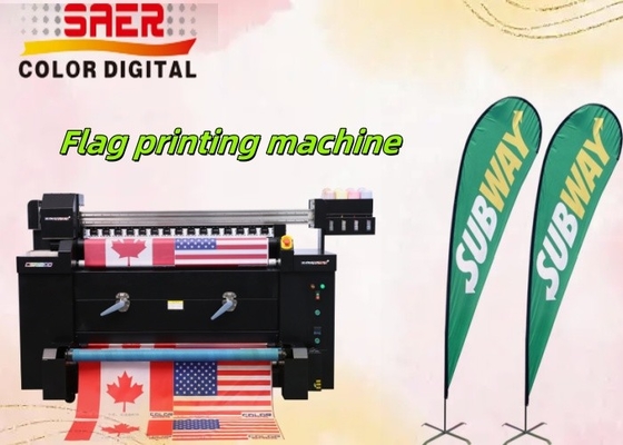Ferninfrarotheizung Digitaldruck Textil Sublimationsdrucker direkt auf Polyestergewebe Tintenstrahldrucker Flagdrucker