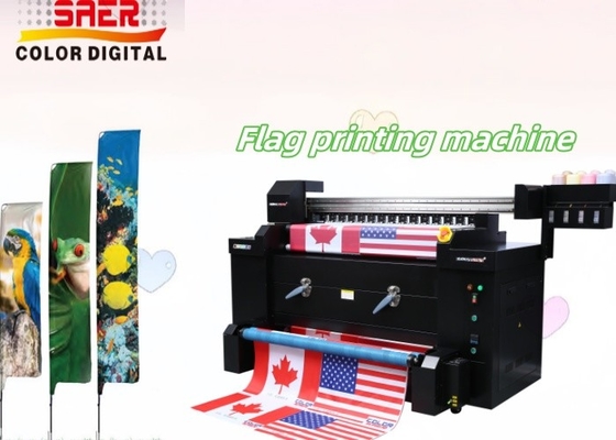 Flagsförderungsunternehmen Werbung Flexographische Textildruckmaschine