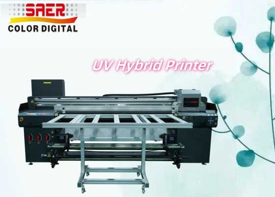Flatbed And Roll UV Hybrid-Drucker für verschiedene Materialien