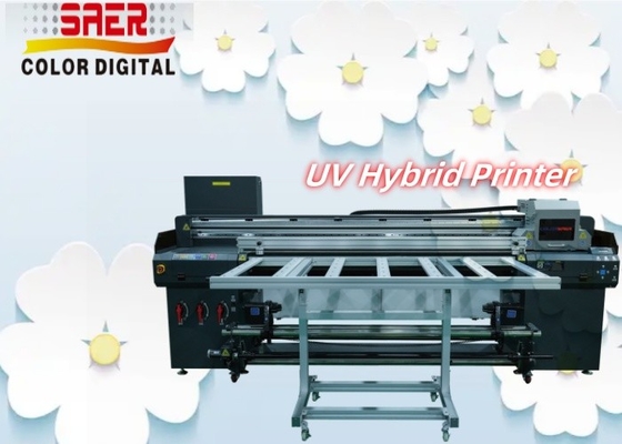Digitale automatische UV-Drucker Roll-to-Roll und Flatbed Hybrid UV-Druckmaschine