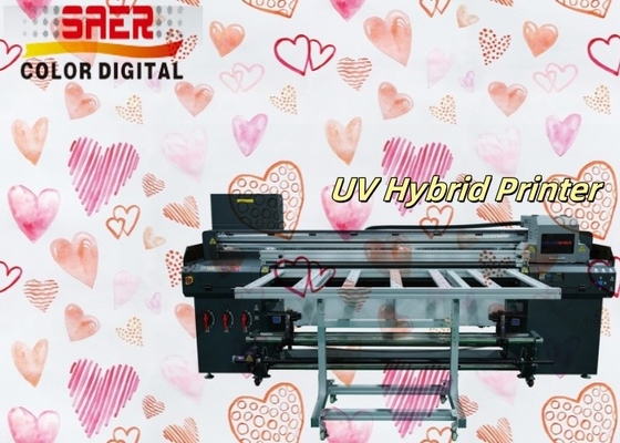 1.8m Einjährige Garantie Technischer Support Roll-to-Roll und Flatbed UV-Drucker Außen- und Innendruckmaschine