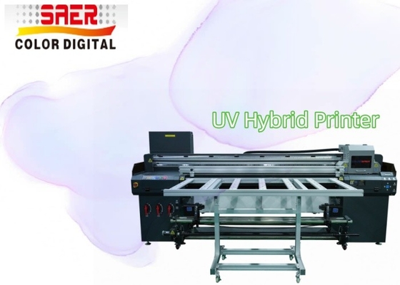 Zulieferer aus Shanghai Roll-zu-Roll- und Flachbett-UV-Hybriddruckmaschine für Innen- und Außendigitaldruckmaschinen