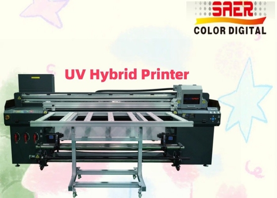 2 in 1 UV-Hybrid-Drucker für Keramik / Glas / Holz UV-Druckmaschine