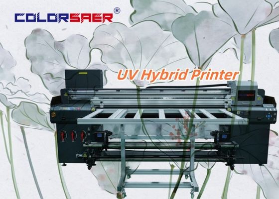 6 Fuß flacher und Roll-to-Roll UV-Hybrid-Drucker Plakat Banner Aufkleber Deckenfilm Großformat-Plotter