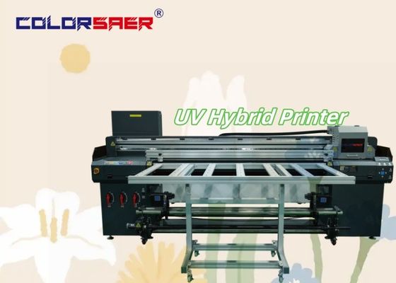Großformat Plotter Roll to Roll & Flatbed UV Hybrid Drucker Platten und Banner Drucktisch 1,8m UV Hybrid Drucker