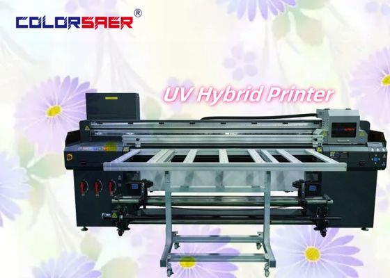 Hochgeschwindigkeits-automatische Flatbed- und Roll-to-Roll-UV-Hybrid-Plotter für kreative Beschilderung