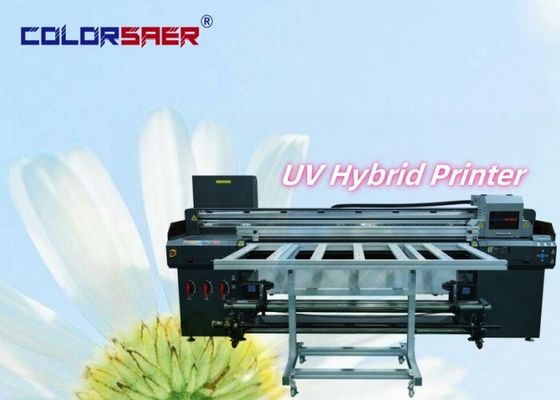 China Fabrik UV-Druckmaschine von guter Qualität Flatbed And Roll To Roll UV-Hybrid-Drucker