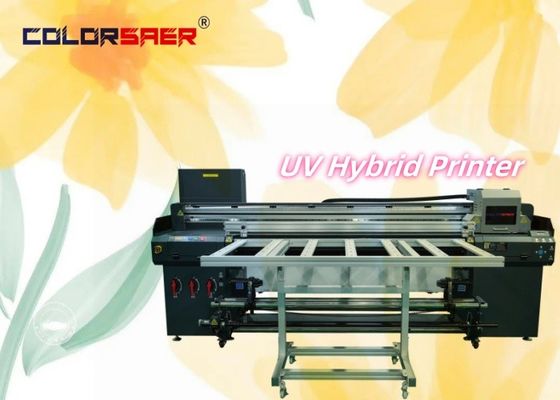 Fabriklieferung UV-Hybrid-Drucker Roll to Roll & Flatbed UV-Plotter für Banner-Vinyl-Holzglas-Lederdruck