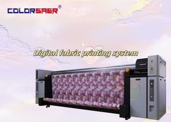 Verschleißfeste Hochleistungs-I3200A1 8-Kopf 3200mm All-in-One-Flaggentuch-Stoff-Digitaltextildruckmaschine