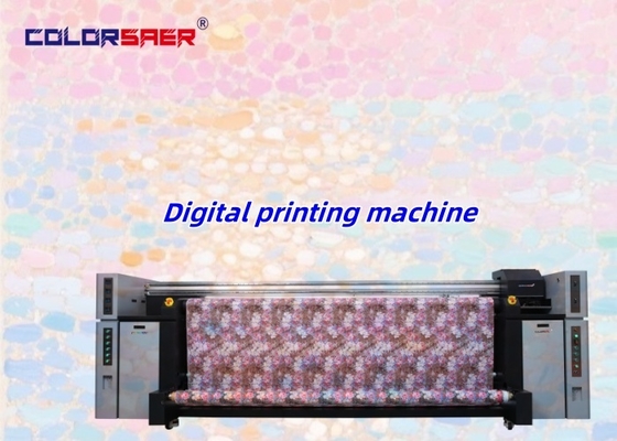 3.2m I3200 Digitaler Sublimationsdrucker mit Druckköpfen und Heizung, All-in-One Textildrucksystem, Fabrikdirektverkauf