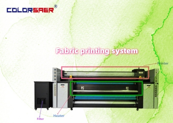 Automatischer digitaler Textildrucker 2200 mm mit 3 Epson i3200-Kopfen