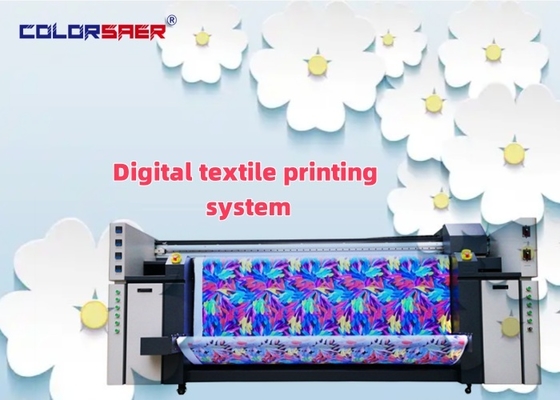 2m Inkjet-Digitalfarben-Sublimations-Textildruckmaschine mit Festheizungseinheit All-in-One-Drucksystem