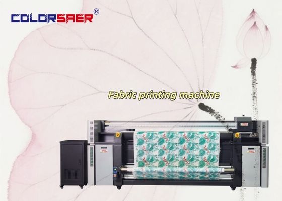Großformatige digitale 2 m Sublimationsdruckermaschine mit I3200 Druckkopf auf Polyester- und Baumwollgewebe