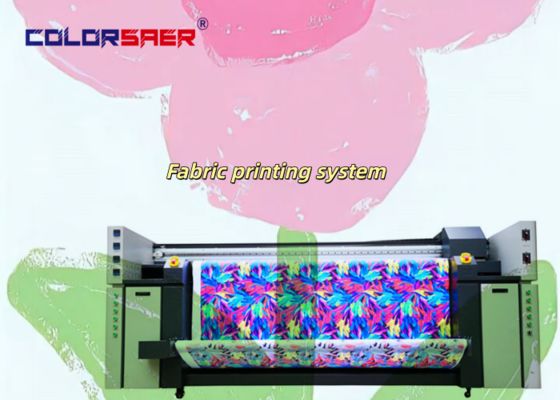 Color SAER Qualitätssicherung Inkjet-Plotter 4 & 8 Farbdruckmaschine für Polyester und Baumwolle