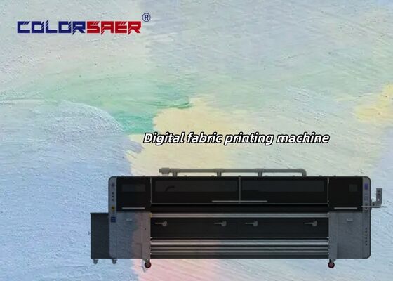 SAER Farbe 4 & 8 Stück I3200A1 Druckkopf 3,2 m All-in-one Werbe-Hochfarben-Inkjet-Digitalflaggedruckmaschine