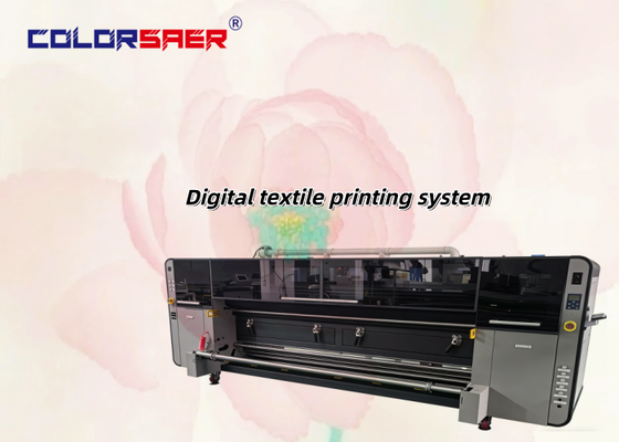 Hochauflösende Industrie 4 Stück KJ4B-QL Druckkopf Großformat-Textildrucksystem mit Pigment und Sublimationsfarbe