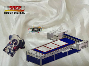 Multifunktionsflachbettt-shirt Druckmaschine automatisch mit Pigment-Tinte
