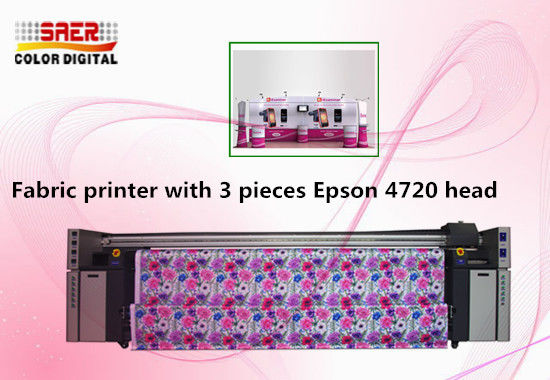3 Stücke Epson 4720 Hauptdrucker-Digital-Textildruckmaschinen-für Gewebe