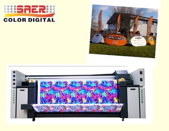 5.5KW verdienen Energie-großes Format-Textildrucker-Rolle, um Doppel-CMYK-Farbe zu rollen
