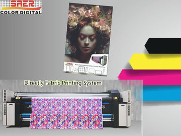 Einfach betreiben Sie kundenspezifische Sublimationsdruck-Maschine für Gewebe mit 3 Schreibkopf Epson 4720