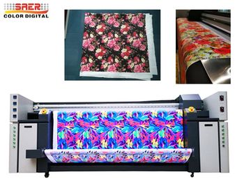 Sublimations-Gewebe-Druckmaschinen-Rolle, zum mit drei Epson von 4720 Köpfen zu rollen