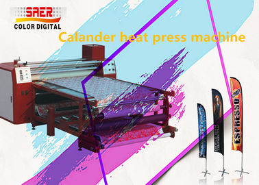 Großes Format-Rollen-Kalender-Drehhitze-Presse-Maschine 1.6m