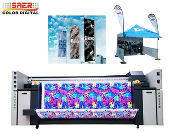 Piezo Doppel-Flaggen-ununterbrochener Tintenstrahl-Drucker CMYK 6500W