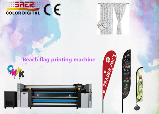 Großes Format-Pigment-Tinten-Sublimationsdruck-Maschine 1800DPI mit 1.5mm Kopf